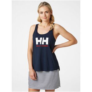 Tmavě modré dámské tílko Helly Hansen Logo Singlet