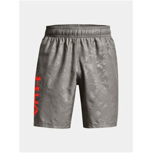 Kraťasy Under Armour UA Woven Emboss Shorts- šedá