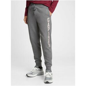 Šedé pánské tepláky GAP Logo joggers