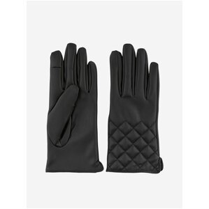 Čierne rukavice Pieces Fripla