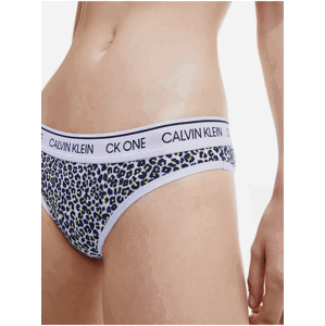 Čierno-biele vzorované nohavičky Calvin Klein Underwear