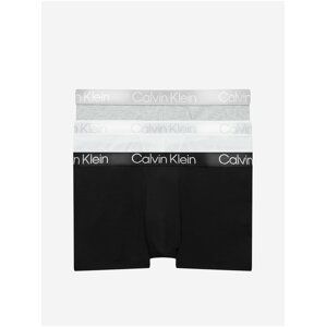 Boxerky pre mužov Calvin Klein - čierna, svetlosivá, biela