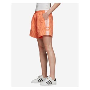 Kraťasy pre ženy adidas Originals - oranžová
