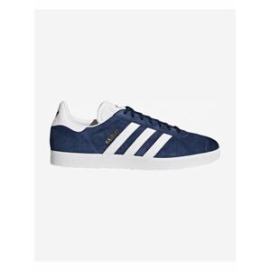 Tmavomodré semišové tenisky adidas Originals Gazelle