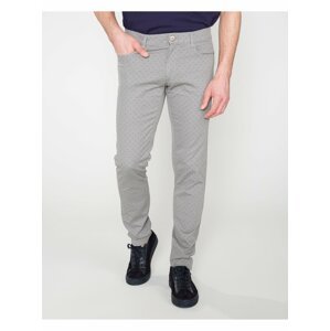 Voľnočasové nohavice pre mužov Trussardi Jeans - sivá