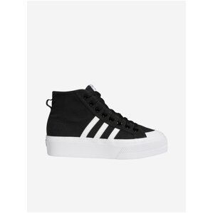 Čierne dámske tenisky adidas Originals Nizza Platform