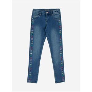 Denim skinny rifle detské Guess