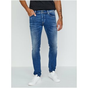 Modré pánské skinny fit džíny Diesel Sleenker