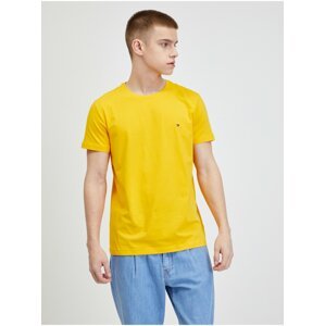 Žlté pánske tričko Tommy Hilfiger