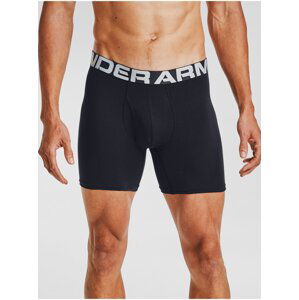 Čierne boxerky Under Armour UA Charged Cotton 6in 3 Pack