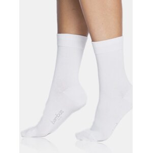 Biele dámske ponožky Bellinda BAMBUS COMFORT SOCKS