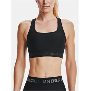 Čierna športová podprsenka Under Armour Crossback Mid Bra