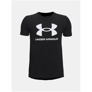 Čierne tričko Under Armour UA B SPORTSTYLE LOGO SS