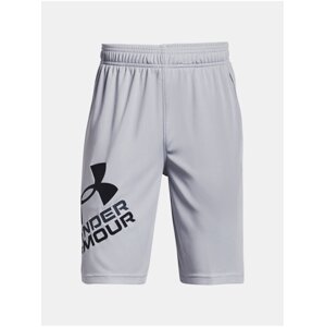 Svetlosivé športové kraťasy Under Armour UA Prototype 2.0 Logo Shorts