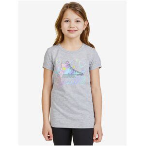 Svetlošedé dievčenské tričko SAM 73 Ursula