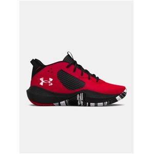 Červené tenisky Under Armour UA PS Lockdown 6