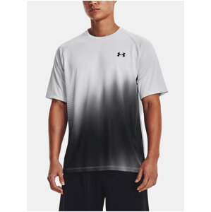 Svetlosivé športové tričko Under Armour UA Tech Fade SS