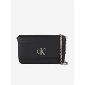 Čierna dámska crossbody kabelka Calvin Klein Jeans Minimal Monogram