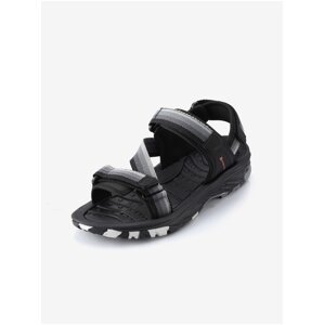Sandále, papuče pre mužov Alpine Pro - čierna, sivá