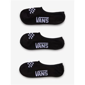 Súprava troch párov dámskych ponožiek v čiernej farbe VANS Classic Canoodle