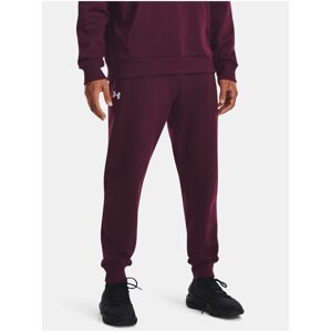 Vínové tepláky Under Armour  UA Rival Fleece Joggers