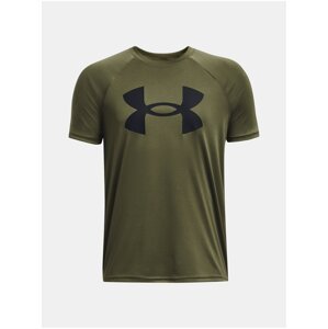 Khaki športové tričko Under Armour UA Tech Big Logo SS