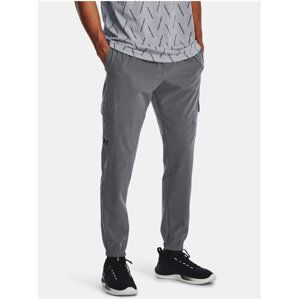 Šedé športové nohavice Under Armour UA Stretch Woven Cargo Pants