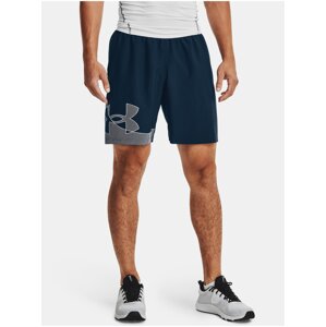 Tmavomodré športové kraťasy Under Armour UA Woven Graphic Short