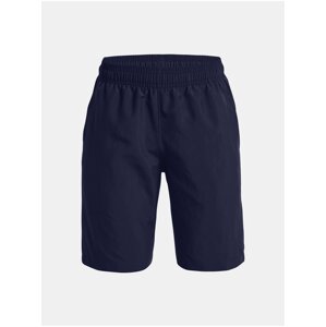 Tmavomodré športové kraťasy Under Armour UA Woven Graphic Shorts