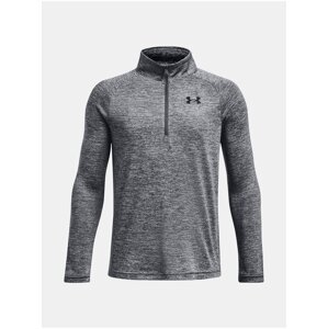 Šedé športové tričko Under Armour UA Tech 2.0 1/2 Zip