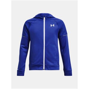 Modrá športová mikina Under Armour UA AF Storm FZ Hoodie