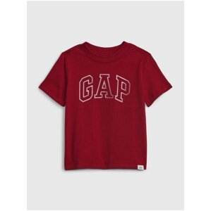 Červené detské tričko s logom GAP
