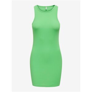 Svetlo zelené dámske púzdrové šaty ONLY Milli