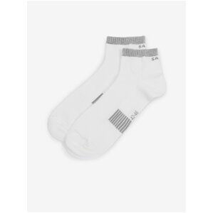 Šedo-biele pánske ponožky SAM 73 Napier