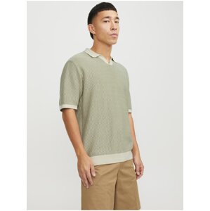 Zelené pánske polo tričko Jack & Jones Mykonos