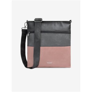 Ružovo-šedá dámska crossbody kabelka VUCH Prisco Grey