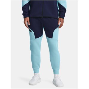 Modré športové tepláky Under Armour UA Unstoppable Flc Joggers