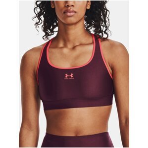 Vínová športová podprsenka Under Armour UA HG Armour Mid Padless