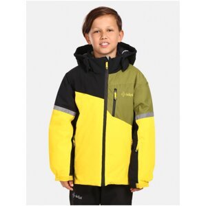Žltá chlapčenská zimná lyžiarska bunda Kilpi FERDEN-JB