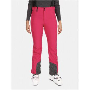Tmavo ružové dámske lyžiarske nohavice Kilpi RHEA-W