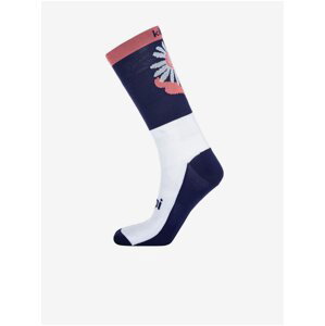 Bielo-modré unisex športové ponožky Kilpi BORENY