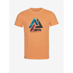Oranžové pánske tričko s potlačou Kilpi ENERO