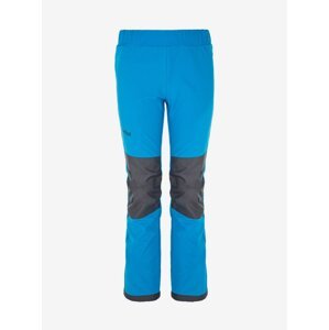 Modré detské softshellové nohavice Kilpi RIZO