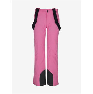 Ružové dámske lyžiarske nohavice Kilpi ELARE
