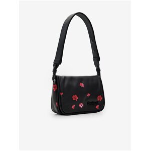 Čierna dámska kvetovaná kabelka Desigual Circa Gales