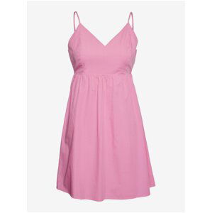 Ružové dámske šaty Vero Moda Charlotte