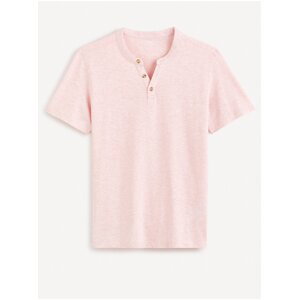 Ružové pánske tričko Celio Cegeti