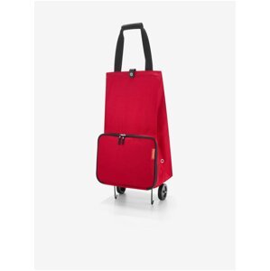 Červená nákupná taška na kolieskach Reisenthel Foldabletrolley