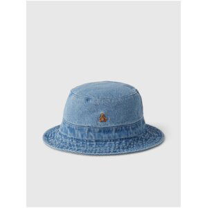 Modrý dievčenský džínsový klobúk GAP