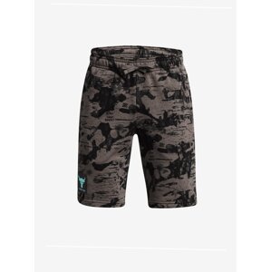 Tmavosivé kraťasy Under Armour Pjt Rck Boys Terry Short Pt